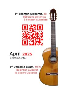 Delcamp Exam 2025 from beginner to expert guitarist